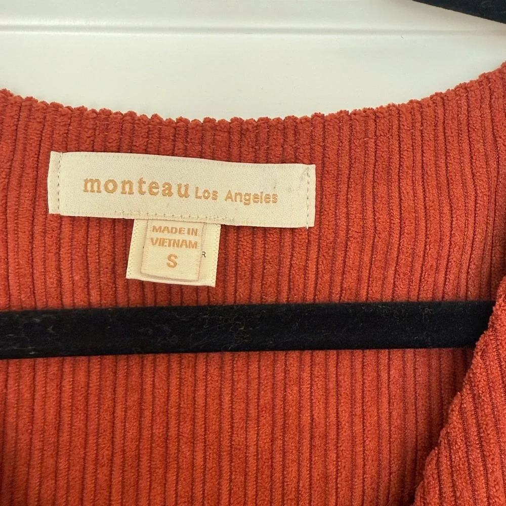 Rust Button-Down Dress - Picture 4 of 6